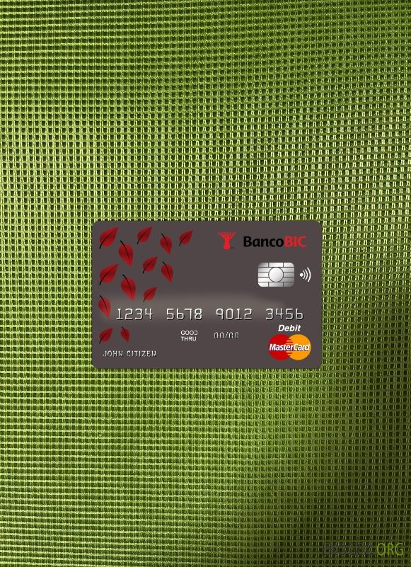 Angola Banco BIC banque master card photolook recto